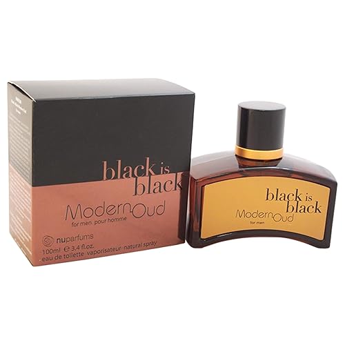 Nuparfums Group Black Is Black Modern Oud Eau De Toilette, 3.4 Fl Oz - Intense Fragrance