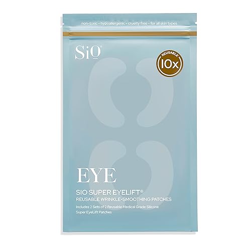 SiO Beauty Under-Eye Patches - Anti-Wrinkle Gel Pads for Puffy Eyes & Dark Circles, 3.2 oz