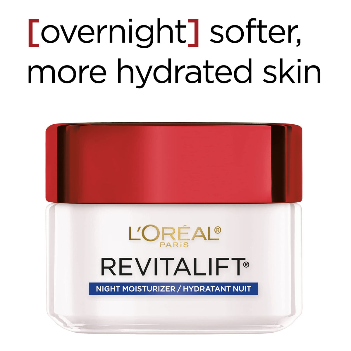 L'Oréal Paris Revitalift Night Cream, Anti-Wrinkle & Firming, Pro Retinol, 1.7 oz