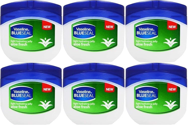 Vaseline Aloe Fresh Hydrating Jelly 50Ml - Clear Moisturizer (Pack Of 6)