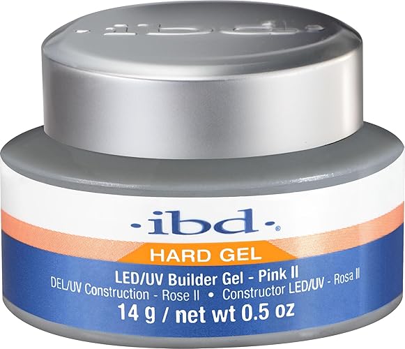 Ibd Led/Uv Gel Pink Ii - 0.5 Oz, Premium Gel Nail Polish, Long-Lasting Formula