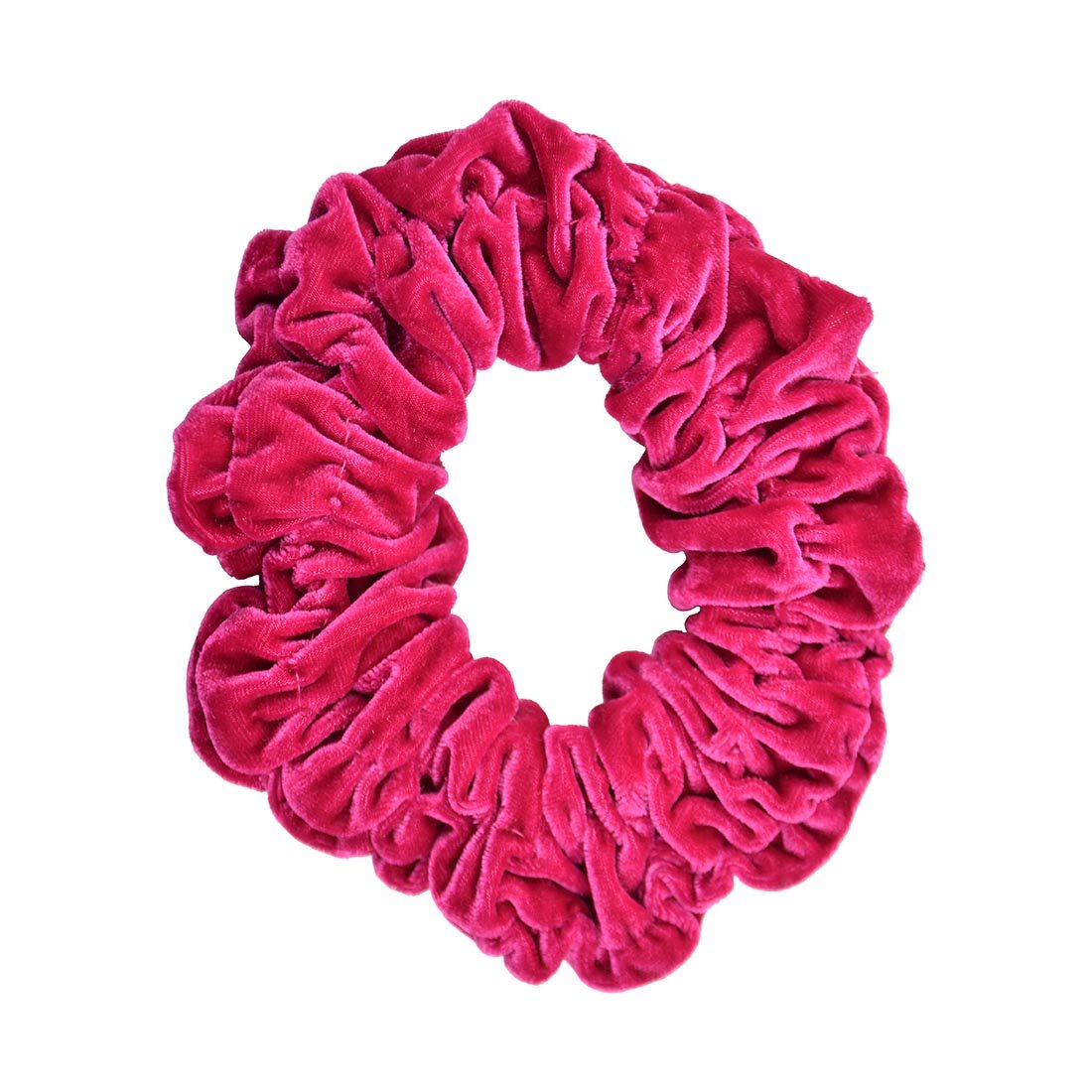 Motique Accessories Hot Pink Jumbo Velvet Scrunchy - Large, Soft, Stylish Hair Accessory