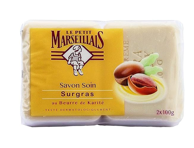 Le Petit Marseillais Shea Butter Solid Soap, 200G - Nourishing French Savon Solide