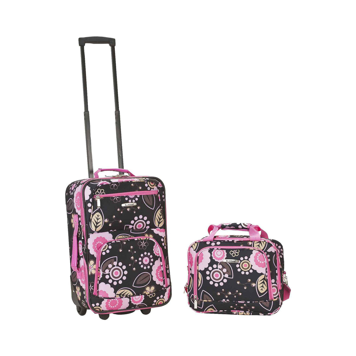 Rockland 2-Piece Expandable Softside Luggage Set in Pucci - Stylish Travel Gear