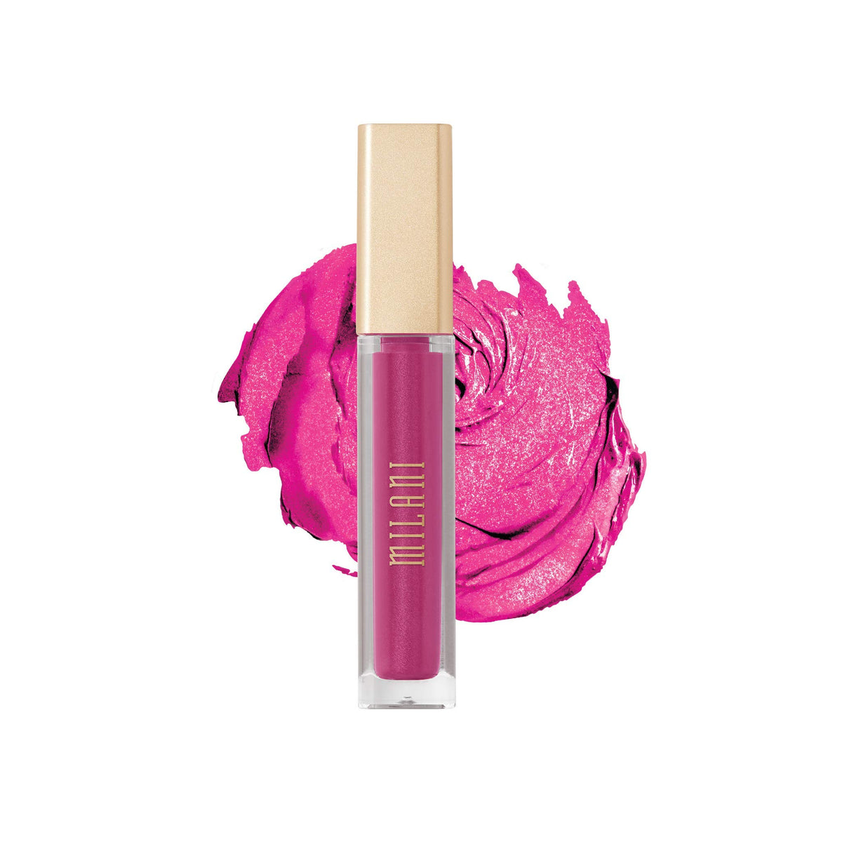 Milani Amore Metallic Lip Creme, 0.22 Fl Oz - Dramatic Diva, Long-Lasting Liquid Lipstick