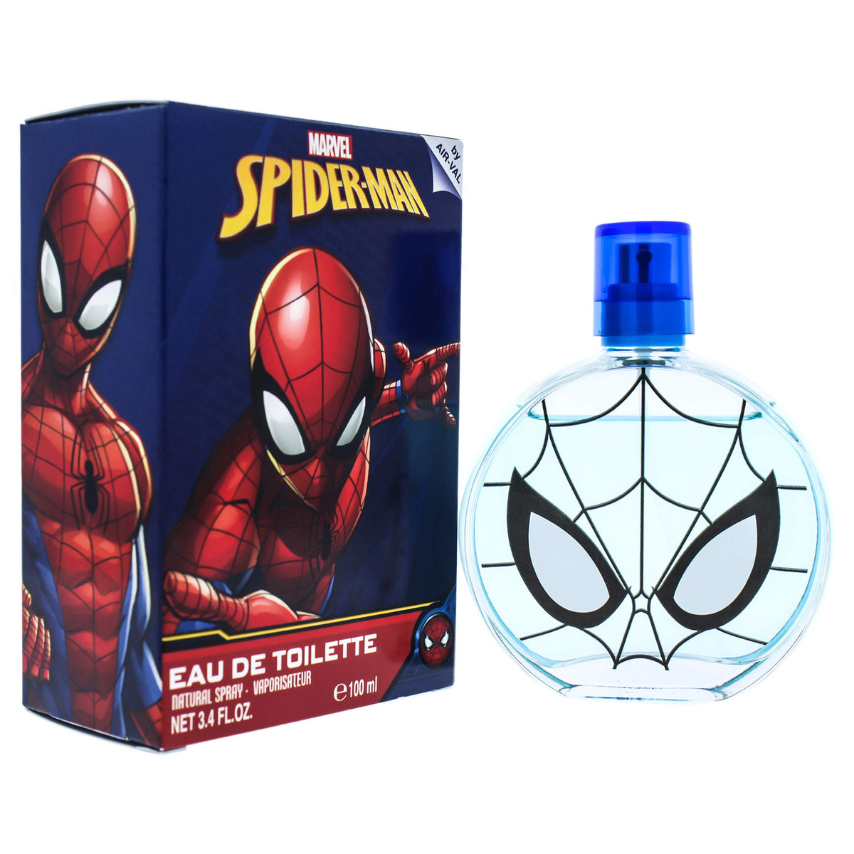 Spiderman By Marvel Eau De Toilette Spray for Men, 3.3 Oz - Vibrant Red Fragrance, Perfect Gift for Superhero Fans