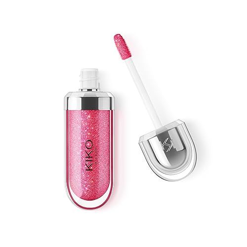 Kiko Milano 3D Hydra Lipgloss - Sparkling Strawberry, Softening Lip Gloss For 3D Look, 1 Count