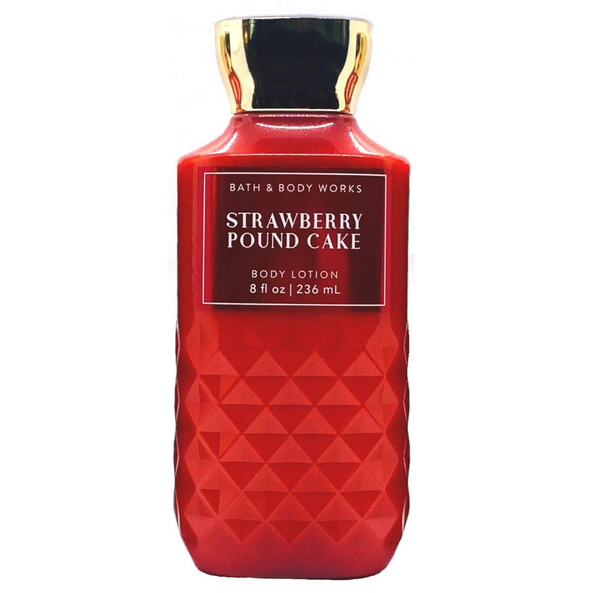 Bath & Body Works Strawberry Pound Cake Body Lotion 8 Fl Oz - Nourishing Moisturizer