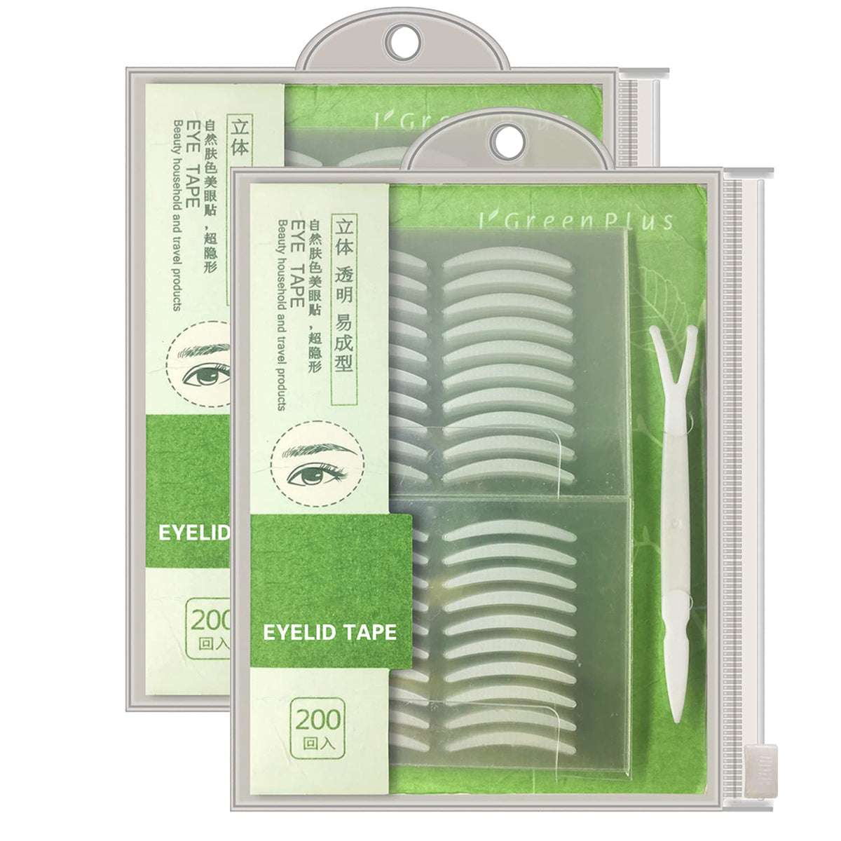 Zmbeautk 800Pcs Eyelid Tape Stickers For Instant Eye Lift, Perfect For Mono-Eyelids, White