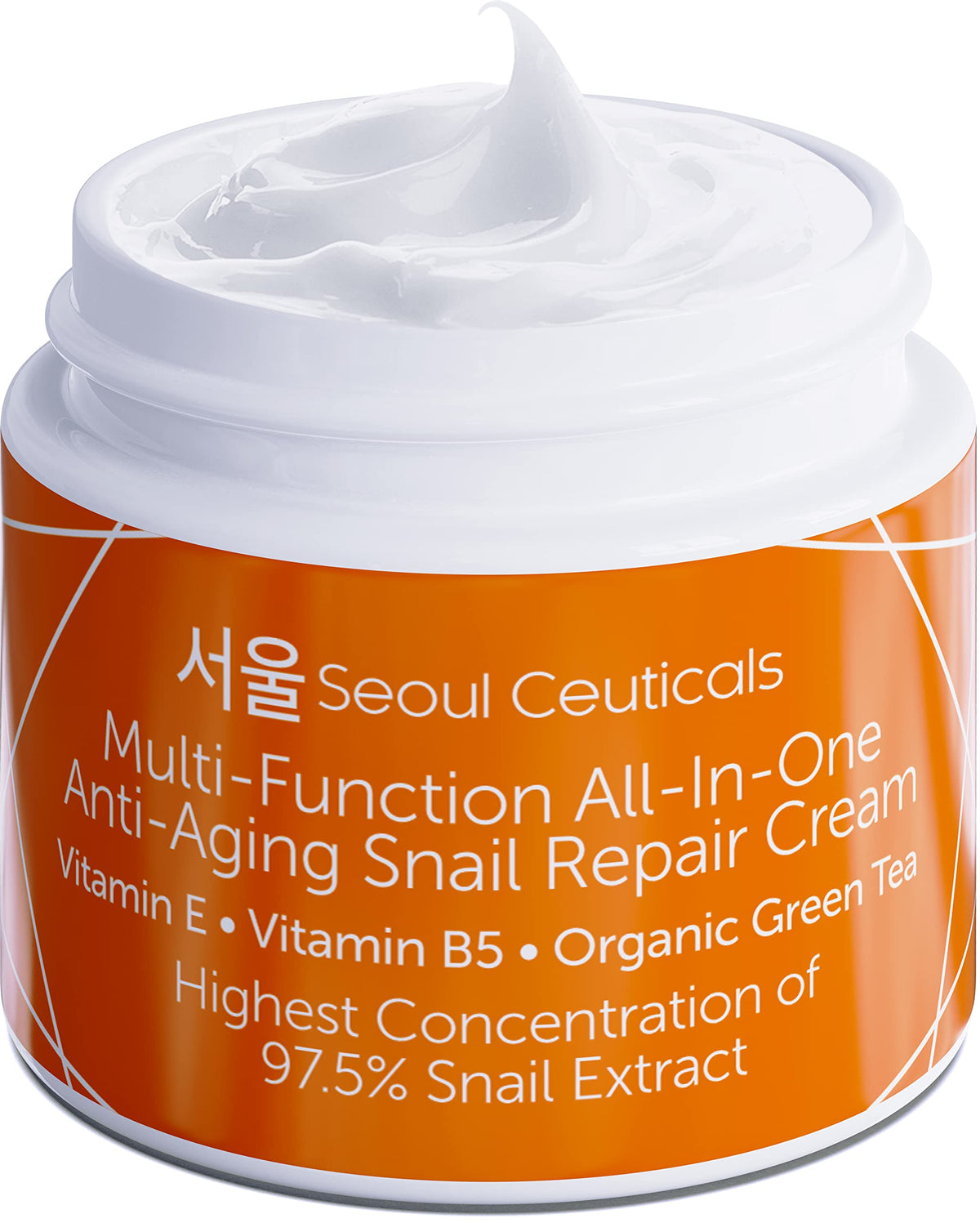 Seoulceuticals 97.5% Snail Mucin Moisturizer Cream - K Beauty Day & Night Skincare 2