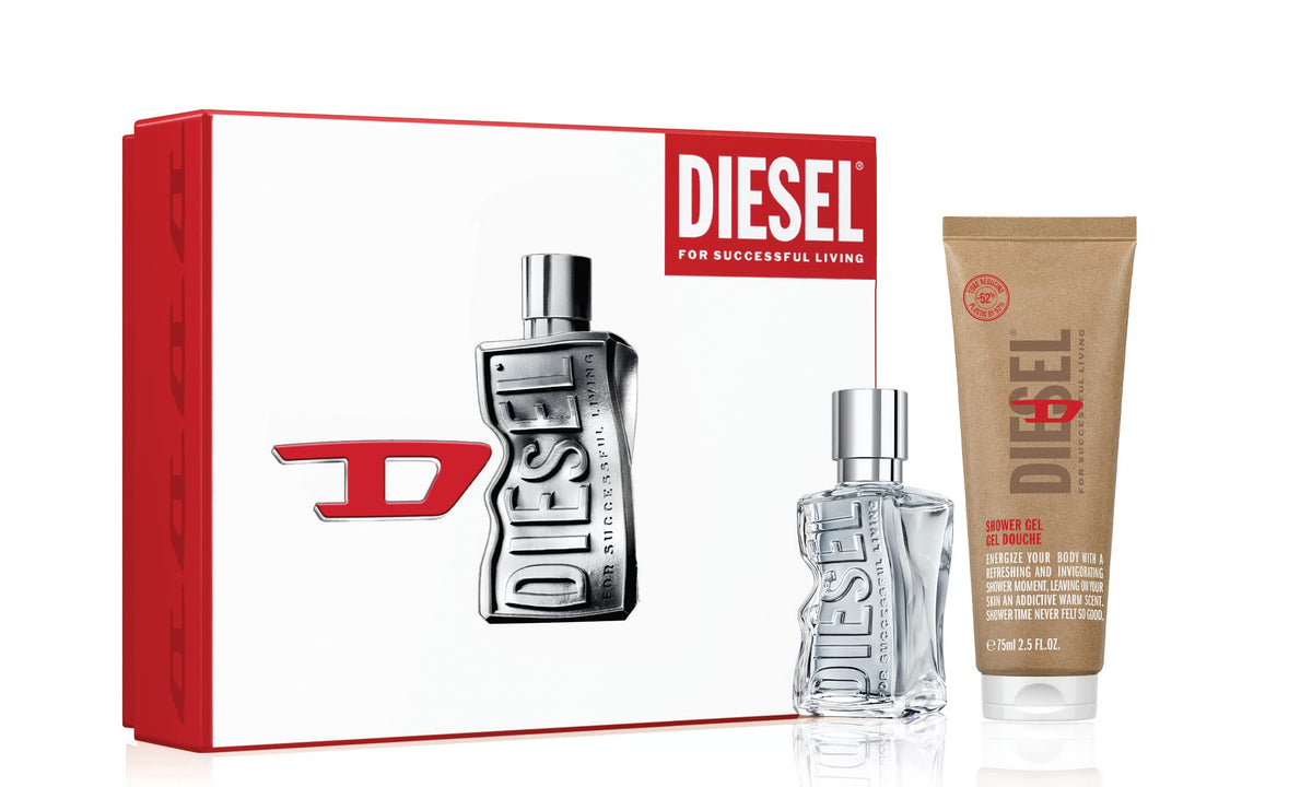 Diesel D Gift Set 2 Pc - 1.0 Fl Oz Perfume & Shower Gel, Perfect For Gifting