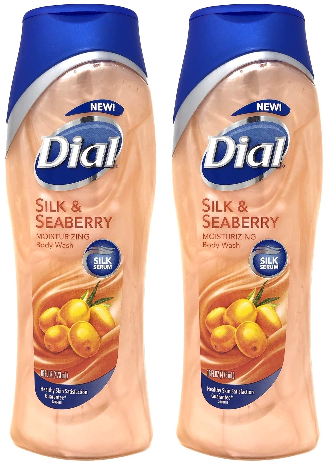 Dial Moisture Rich Body Wash, Omega Sea Berries, 16 Fl Oz, Pack Of 2 - Hydrating Cleanser