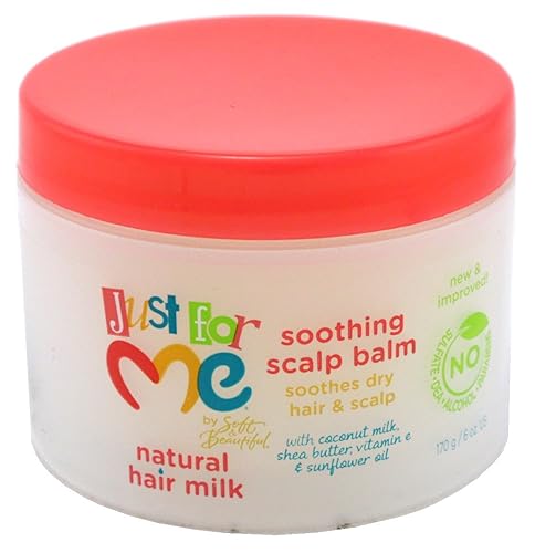 Just For Me Hair Milk Soothing Scalp Balm, 6 Ounce - Moisturizing Relief For Kids' Hair