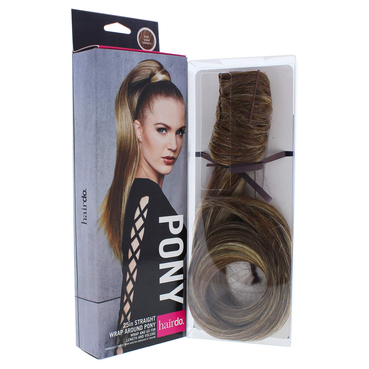 Hairdo Straight Wrap Around Pony  R29s Glazed Strawberry