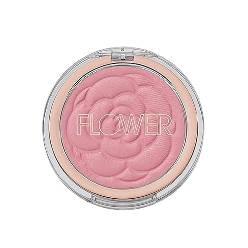 FLOWER BEAUTY Powder Blush, Soft Satin Finish Makeup, Sweet Pea, 0.21 Ounce