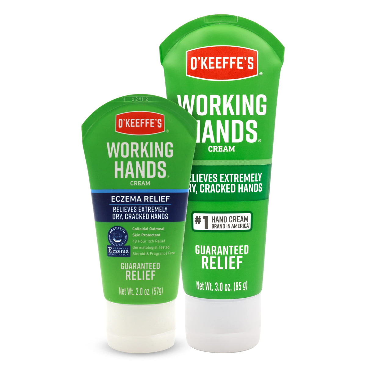 O'Keeffe'S Hand Cream Set: Working Hands & Eczema Relief, 3 Oz & 2 Oz, For Dry, Cr