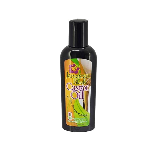 Hollywood Beauty Black Jamaican Castor Oil - 3 Oz (Pack Of 4) For Hair Growth & Moisture