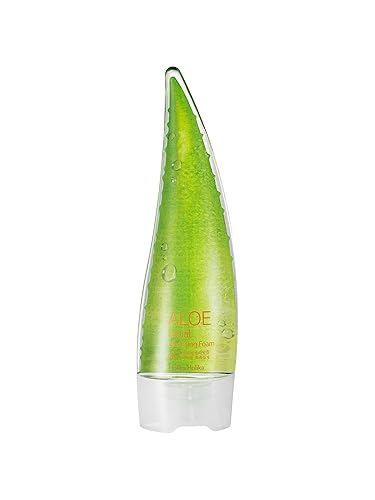 Holika Holika Aloe Facial Cleansing Foam - 5.07 Fl. Oz. Hydrating & Gentle Cleanser