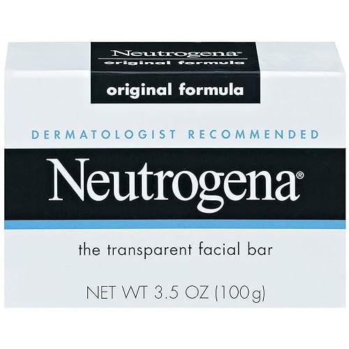 Neutrogena Transparent Facial Bar Original Formula, 3.5 Oz, Value Pack Of 8