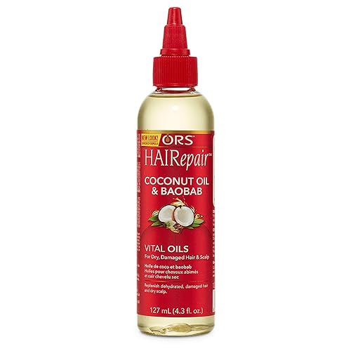 Ors Hairepair Coconut & Baobab Vital Oils For Dry, Damaged Hair & Scalp - 4.3 Oz (Pack