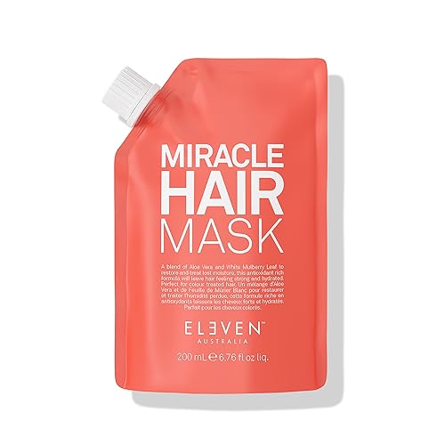 Eleven Australia Miracle Hair Mask - Restore & Treat Lost Moisture, 6.76 Fl Oz