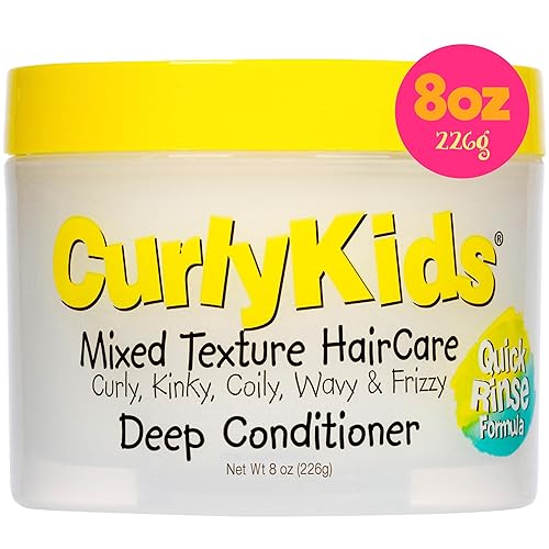 Curlykids Hair Detangler Conditioner - Sulfate & Paraben Free For Kinky, Wavy & Curly Hair - 8