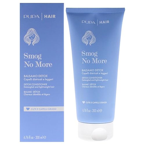 Pupa Milano Smog No More Detox Conditioner - Detangles, Fights Frizz & Split Ends - 8.45 Oz