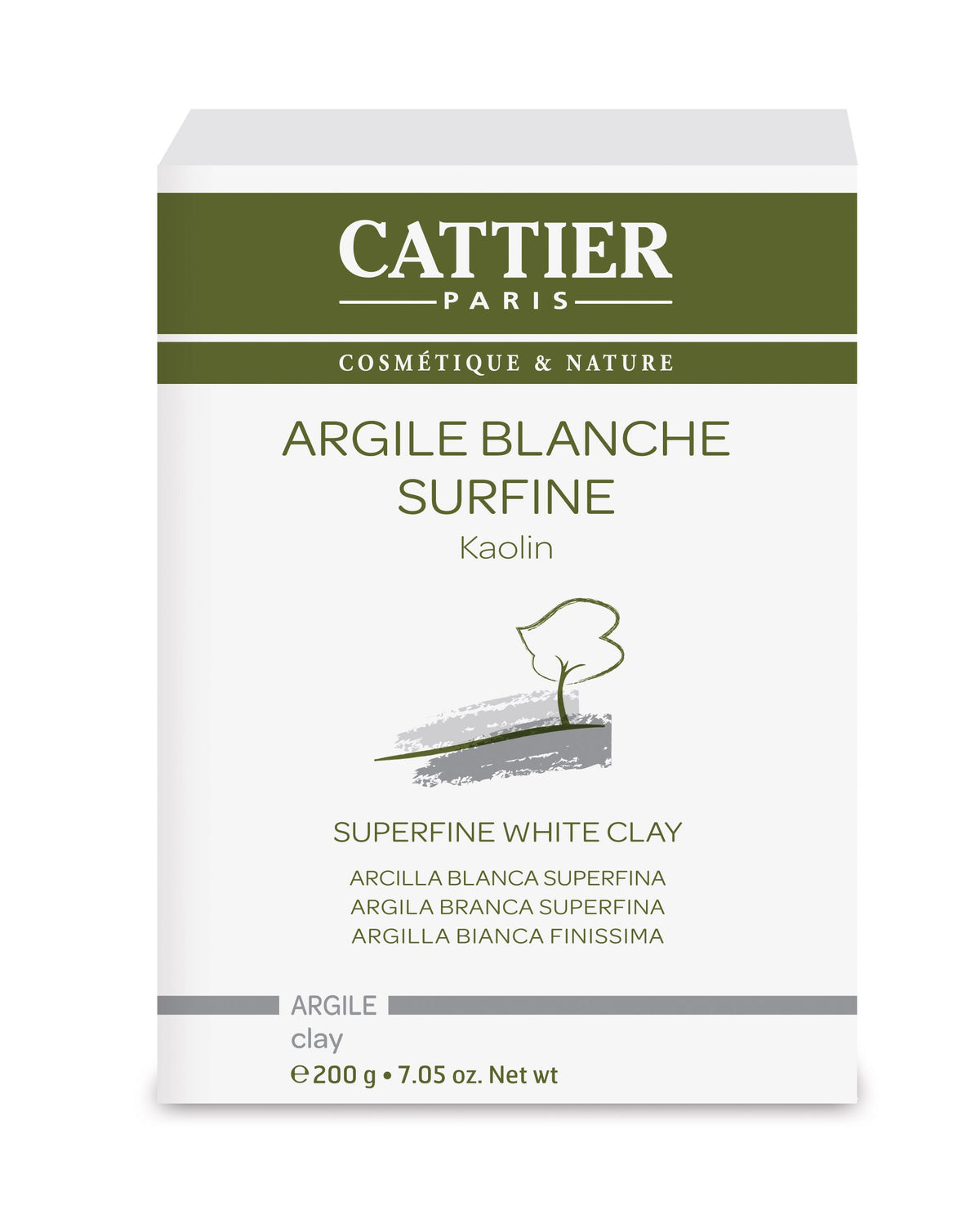 Cattier Paris Superfine White Clay - Natural Clay For Skincare And Beauty