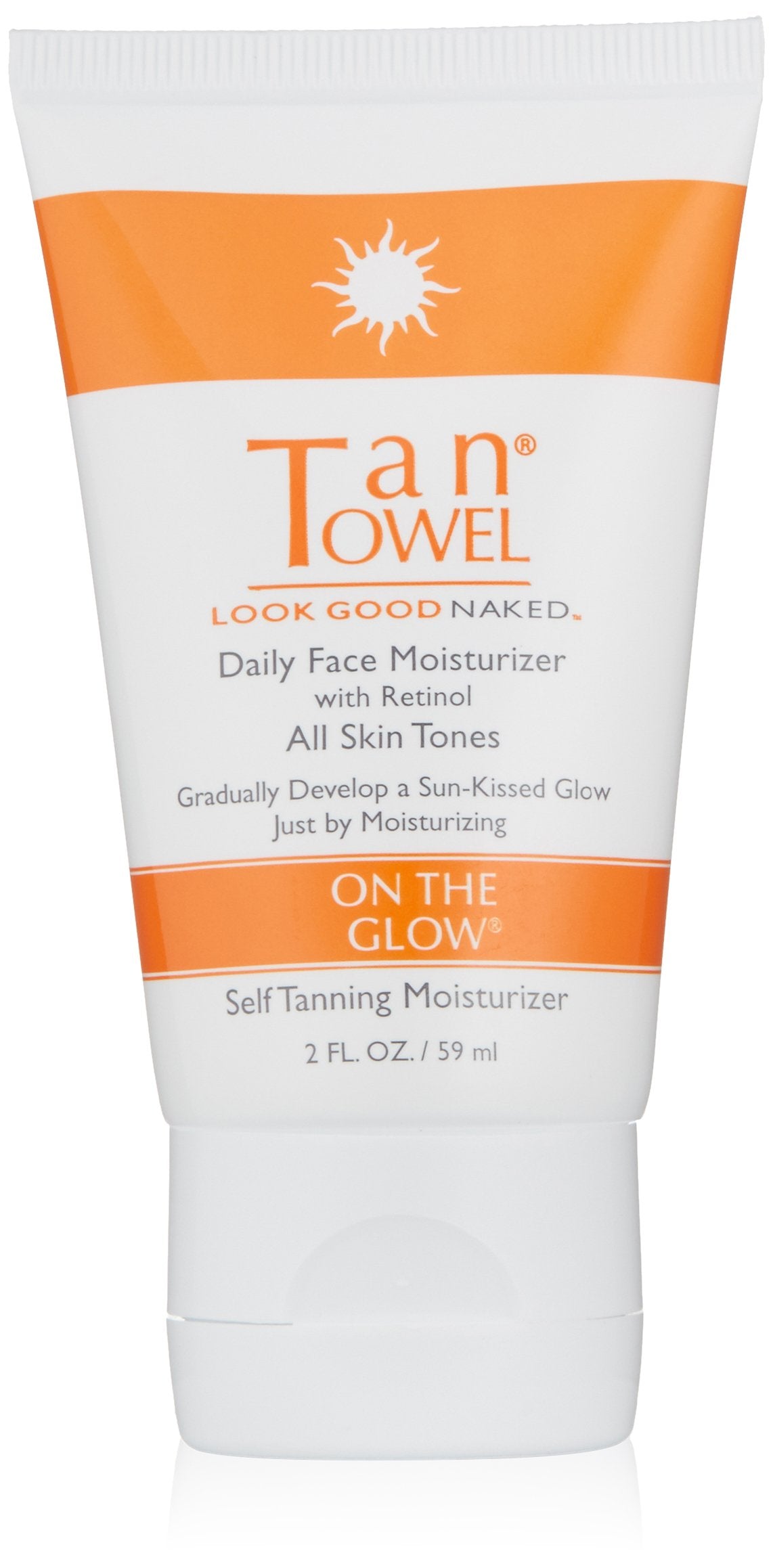 Tan Towel On The Glow Daily Face Moisturizer With Retinol - 2 Oz, Hydrating & Brightening