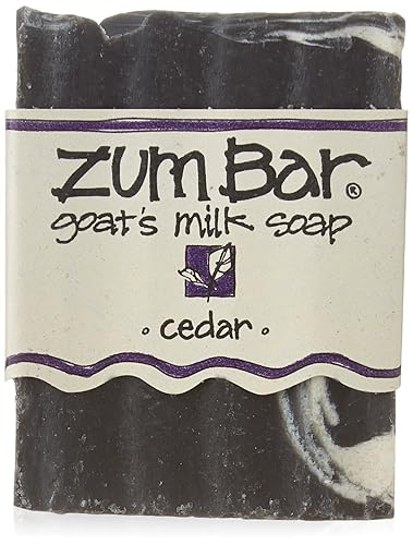 Zum Cedar Soap Bar - 3 Oz Natural Cleansing Bar For Soft Skin, Aromatherapy Soap