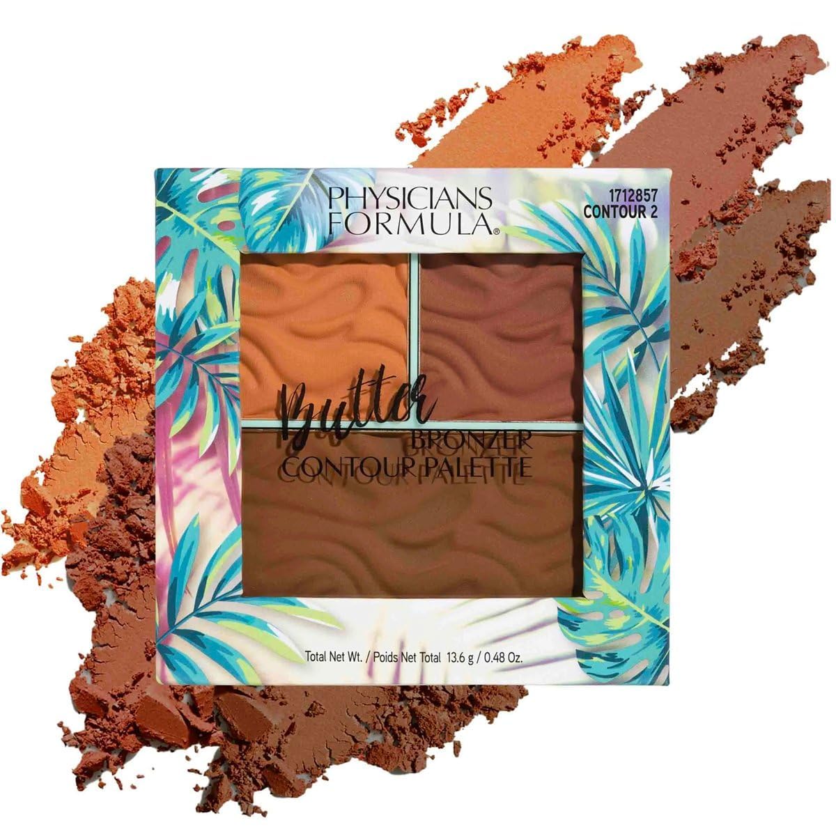 Physicians Formula Butter Bronzer Contour Palette - Medium/Dark, 0.48 Oz Makeup