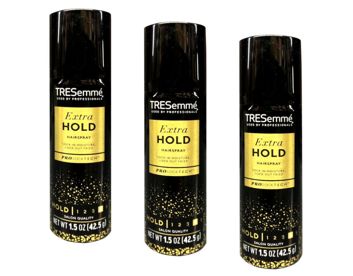 Tresemmé Extra Hold Hair Spray, Travel Size 1.5 Oz, Pack Of 3 - Black, 4.5