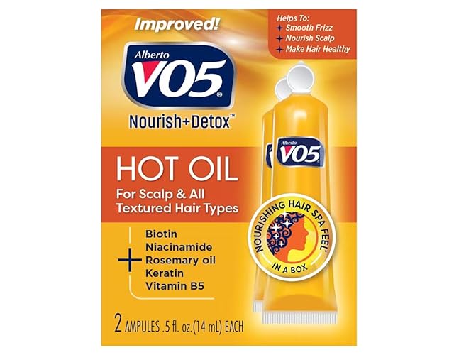 Alberto Vo5 Hot Oil Weekly Intense Conditioning Treatment, 1 Fl Oz, Hair Care Essentials