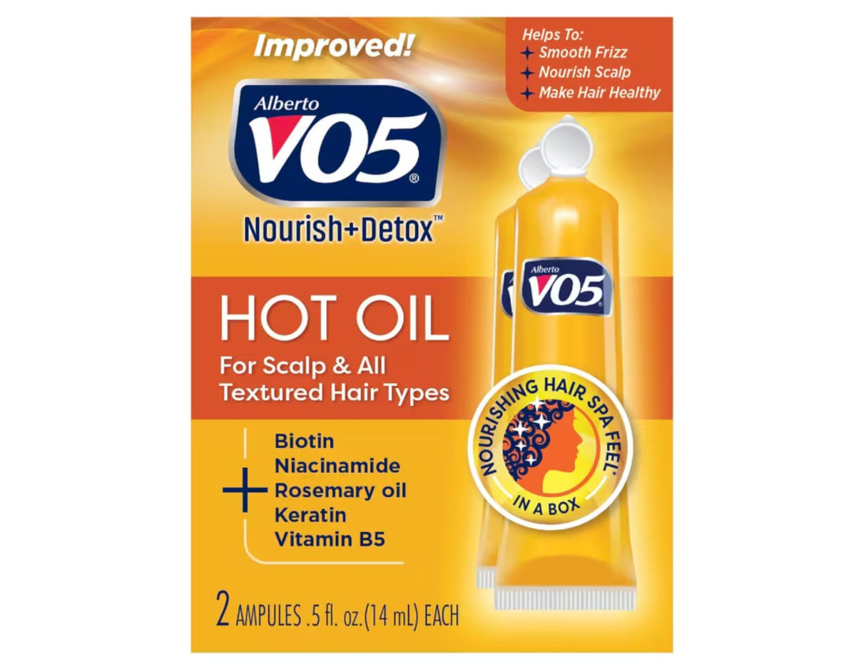 Alberto Vo5 Hot Oil Therapy Treatment 6 Pack, 0.5 Ounce Each - Deep Conditioning Hair Care