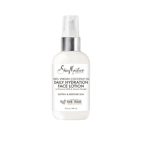 Sheamoisture Daily Hydration Face Lotion With 100% Virgin Coconut Oil, 3 Fl Oz