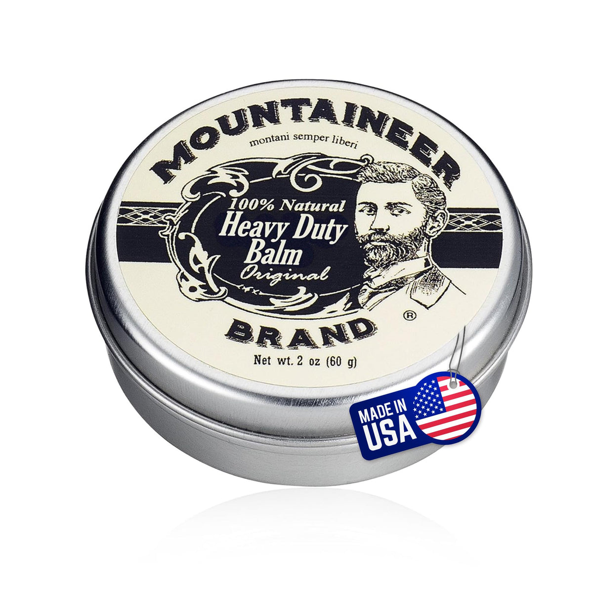 Mountaineer Brand Heavy Duty Beard Balm For Men | 100% Natural Leave-In Conditioning 2Oz