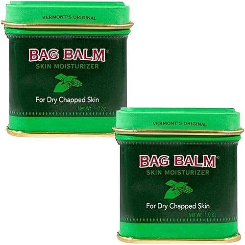 Bag Balm Original For Dry Chapped Skin - 1 Ounce Tin (2 Pack) - Moisturizing Relief