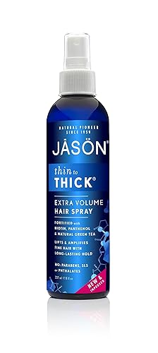 Jason Thin To Thick Body Building Hair Spray - 8 Fl Oz Volume Enhancer For Hair Styling