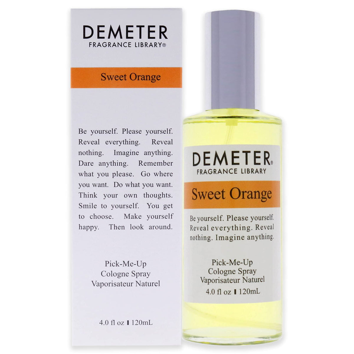 Sweet Orange By Demeter For Unisex  4 Oz cologne Spray 4 oz