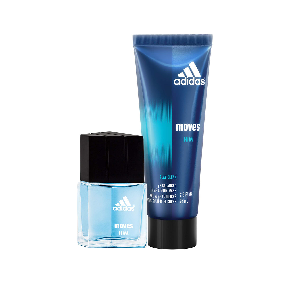 Adidas Moves For Him Eau De Toilette & Hair And Body Wash, 1 Count