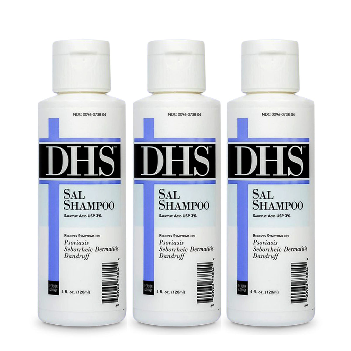 Dhs Maximum Strength Shampoo For Psoriasis, Eczema & Dandruff - Salicylic Acid, 12 Fl Oz