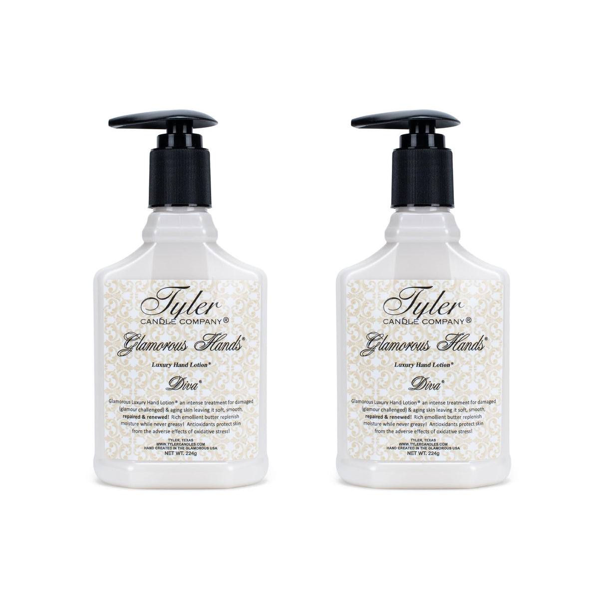 Tyler Luxury Hand Lotion 8 Oz - Diva Scent, Moisturizing, Perfect For Daily Use