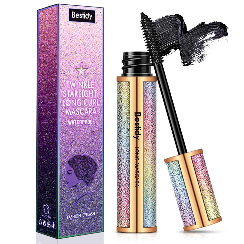 Bestidy 4D Silk Fiber Lash Mascara - Waterproof, Smudge-proof, Thickening, Lengthening, Black