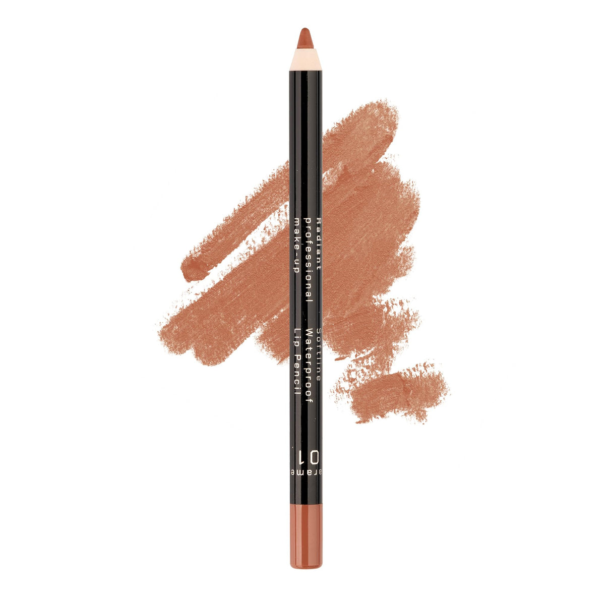 Radiant Professional Waterproof Lip Liner Pencil - Long Lasting Creamy Lipliner, 01 Caramel