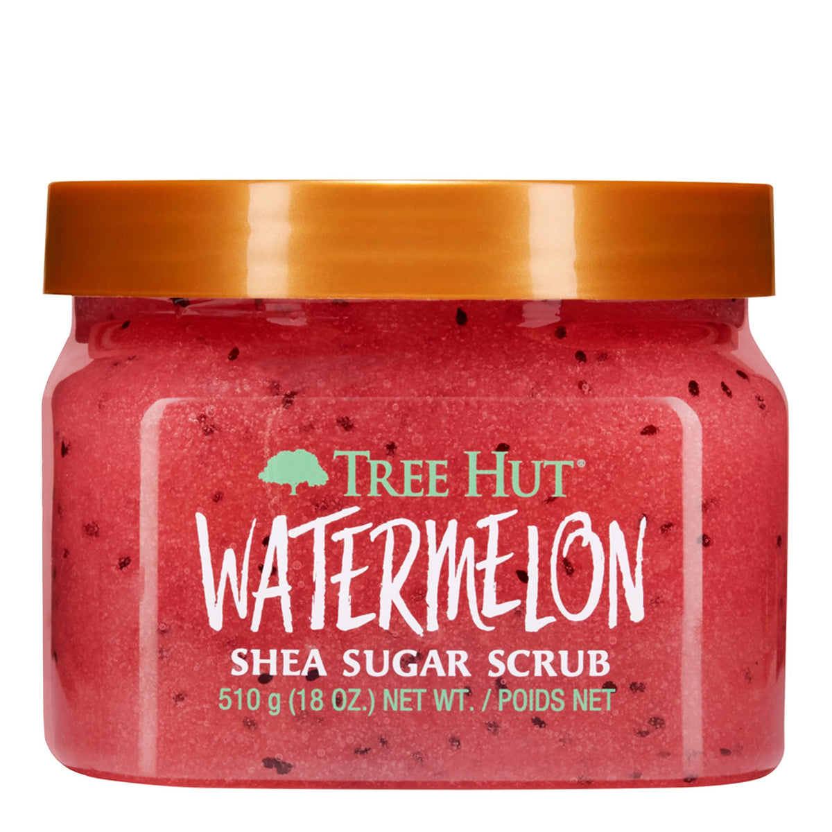 Tree Hut Watermelon Shea Sugar Exfoliating Body Scrub, 18Oz - Hydrating & Refreshing