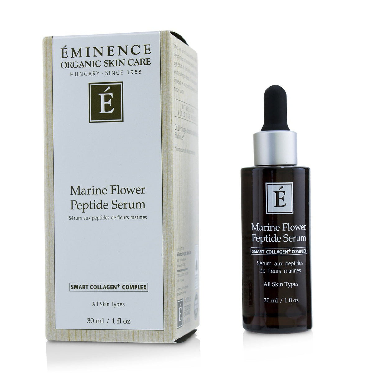 Éminence Marine Flower Peptide Serum For Unisex - 1 Oz Cranberry Anti-Aging Skincare