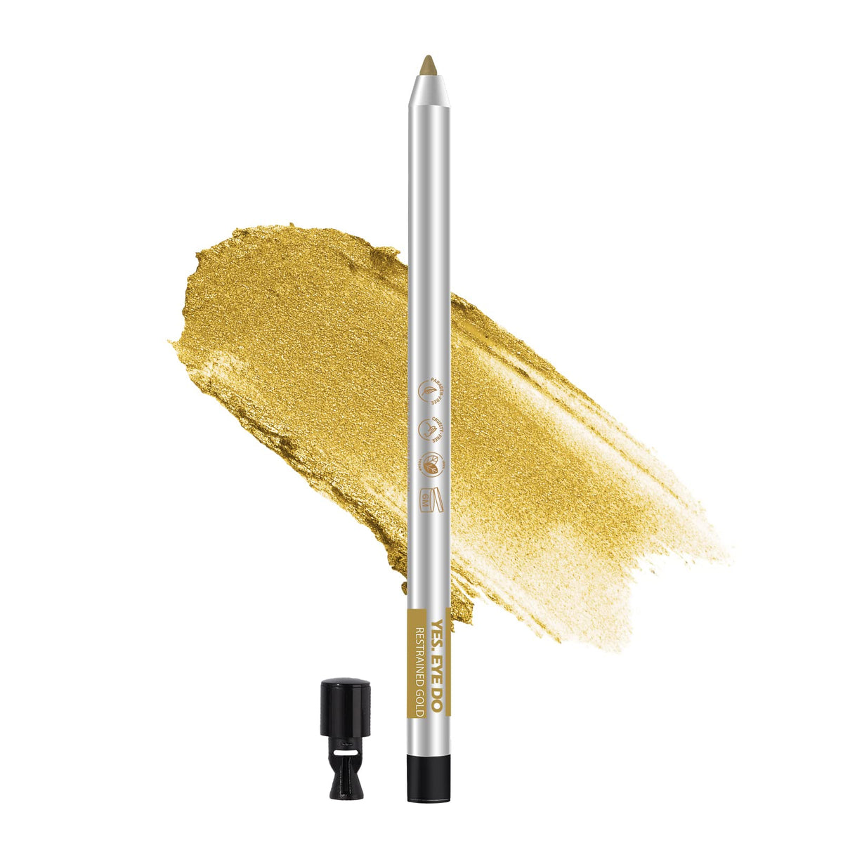 Yes.Eye Do Gold Eyeliner Pen - Waterproof Gel Pencil For Winged Looks, Smudgeproof, Easy Use