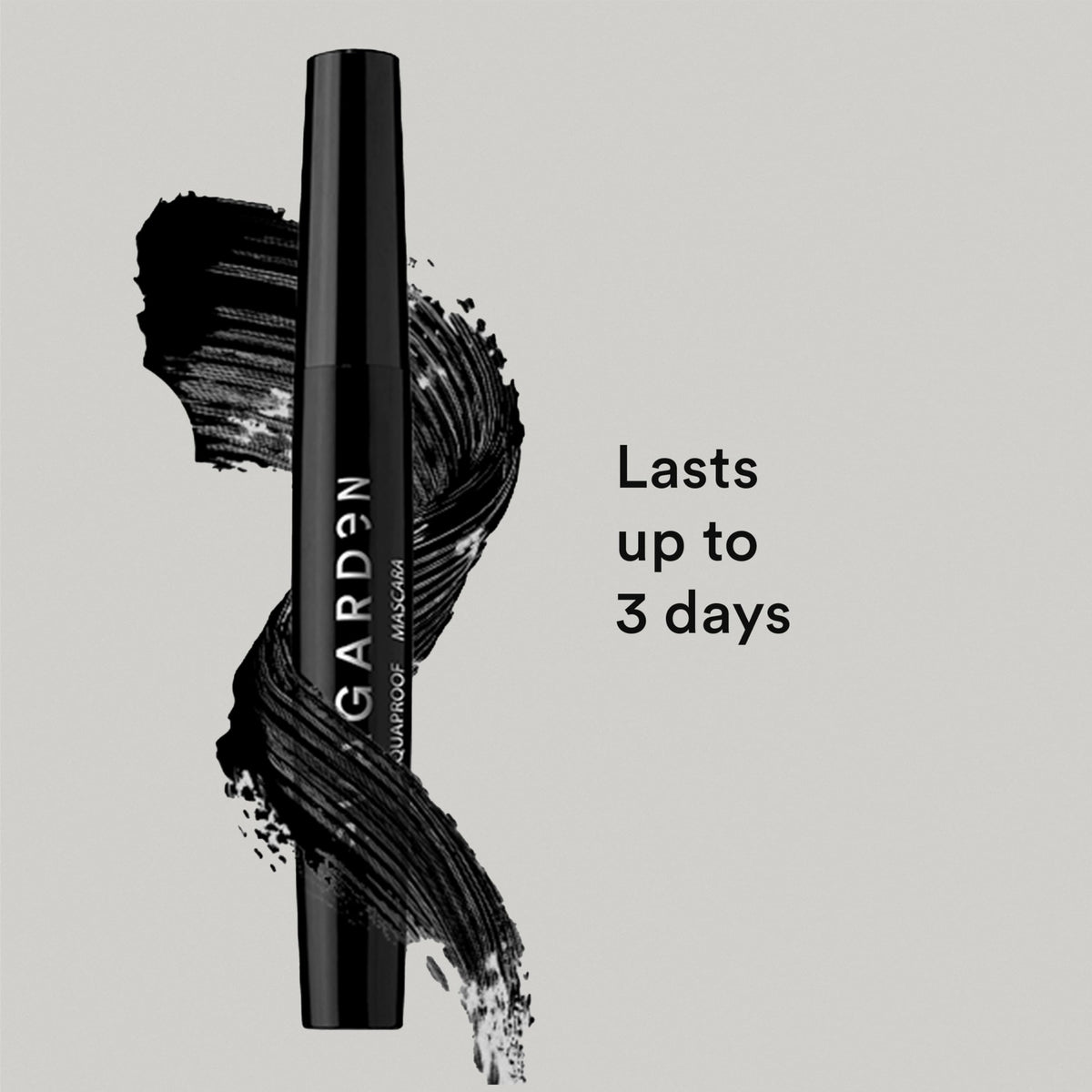 EVAGARDEN Aquaproof Mascara - Weather-Resistant, Black, 0.27 oz, Long-Lasting Definition