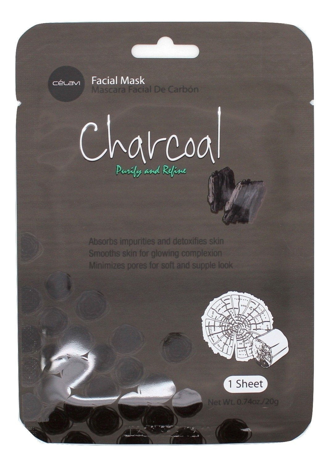 Celavi Facial Mask Set - 12 Coconut Essence Sheet Masks For Hydration And Glow