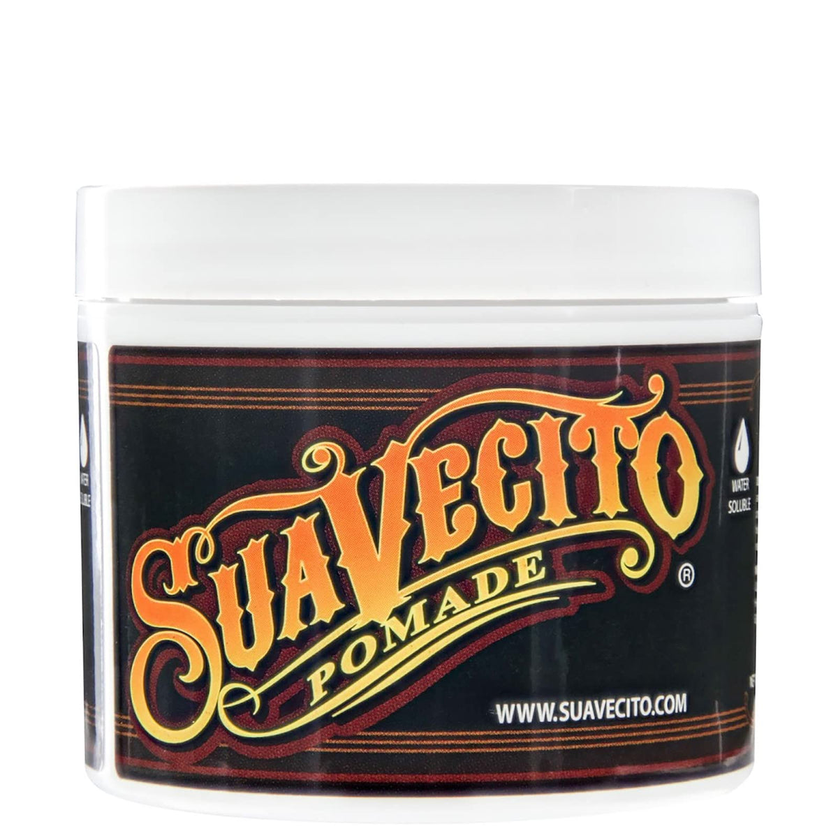 Suavecito Pomade Original For Men 4 oz  1 Pack  Medium Shine Water Based Wax Like Flake Free Hair Gel  Easy To Wash Out  All 